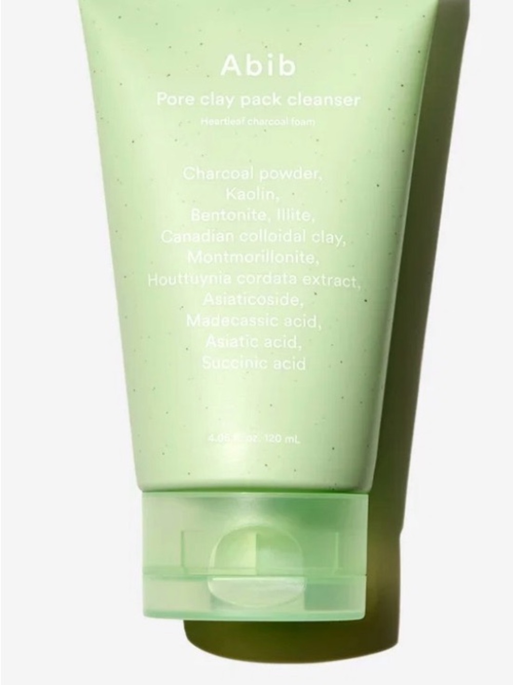Abib Pore Clay Pack Cleanser Heartleaf Charcoal Foam